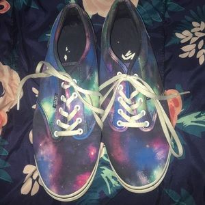 Galaxy vans with white strings